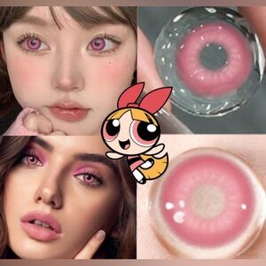 Halloween lenses pink blossom